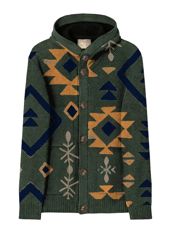 GIACCA/CARDIGAN HOODIE PERU’- TOOCO