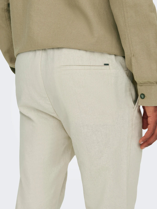 PANTALONE LINO - ONLY&SONS