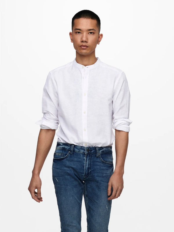 CAMICIA COREANA LINO - ONLY&SONS